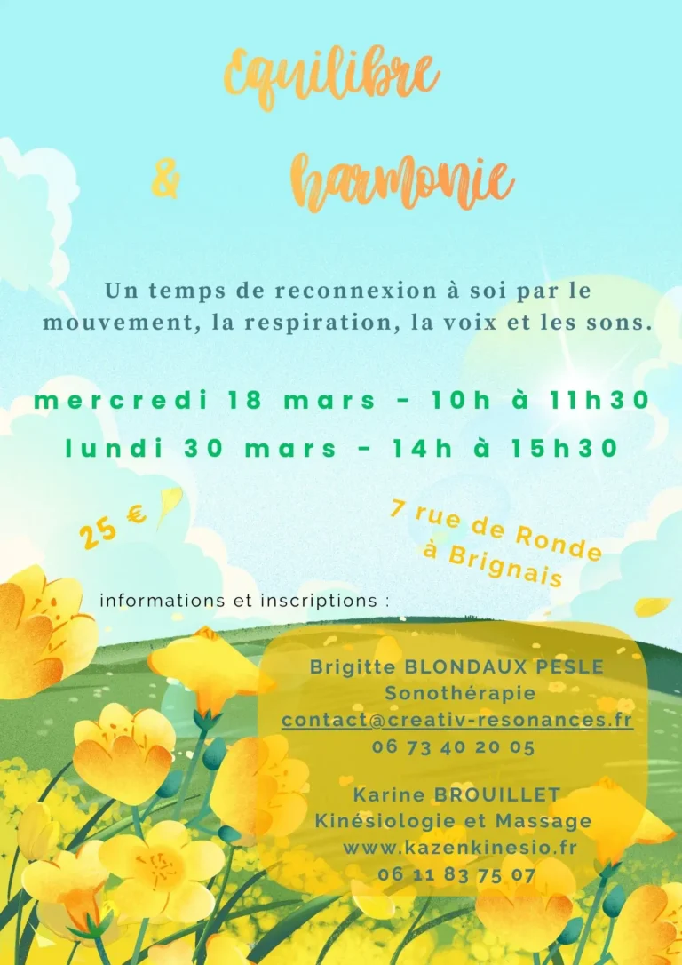 Ateliers collectifs 18 et 30 mars